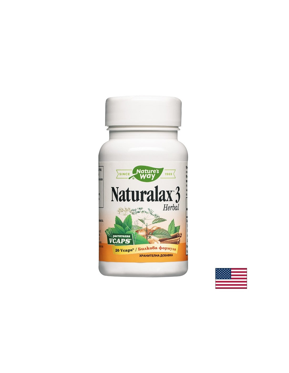 Naturalax 3 - 20 capsules - Nutra Best Europe