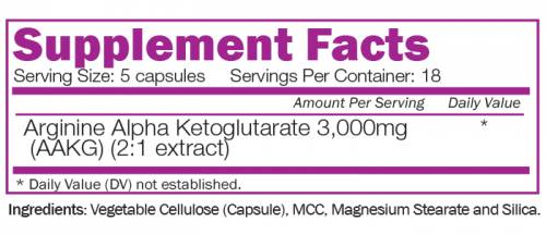 Extreme AAKG 3000 mg 90 capsules - Nutra Best Europe