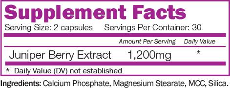 Herbal Diuretic - 60 capsules - Nutra Best Europe