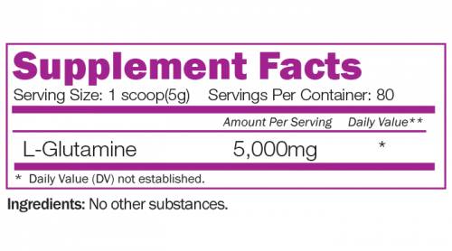 L-Glutamine Powder - 400 grams - Nutra Best Europe