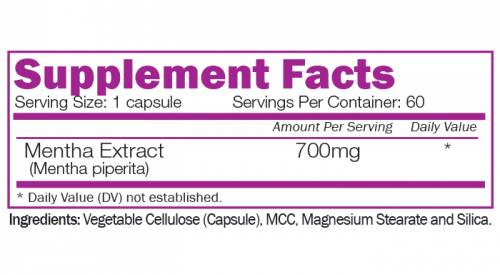 Mentha Piperita 60 capsules - Nutra Best Europe