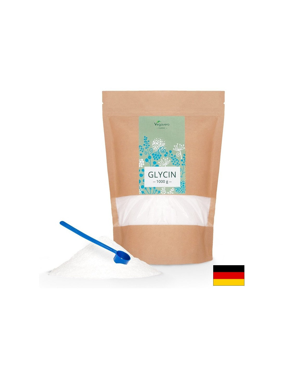 Nerve and muscle function - Glycine, 1 kg powder - Nutra Best Europe