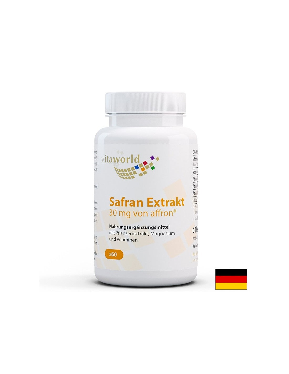 Nervous system - Saffron extract, 30 mg x 60 capsules - Nutra Best Europe