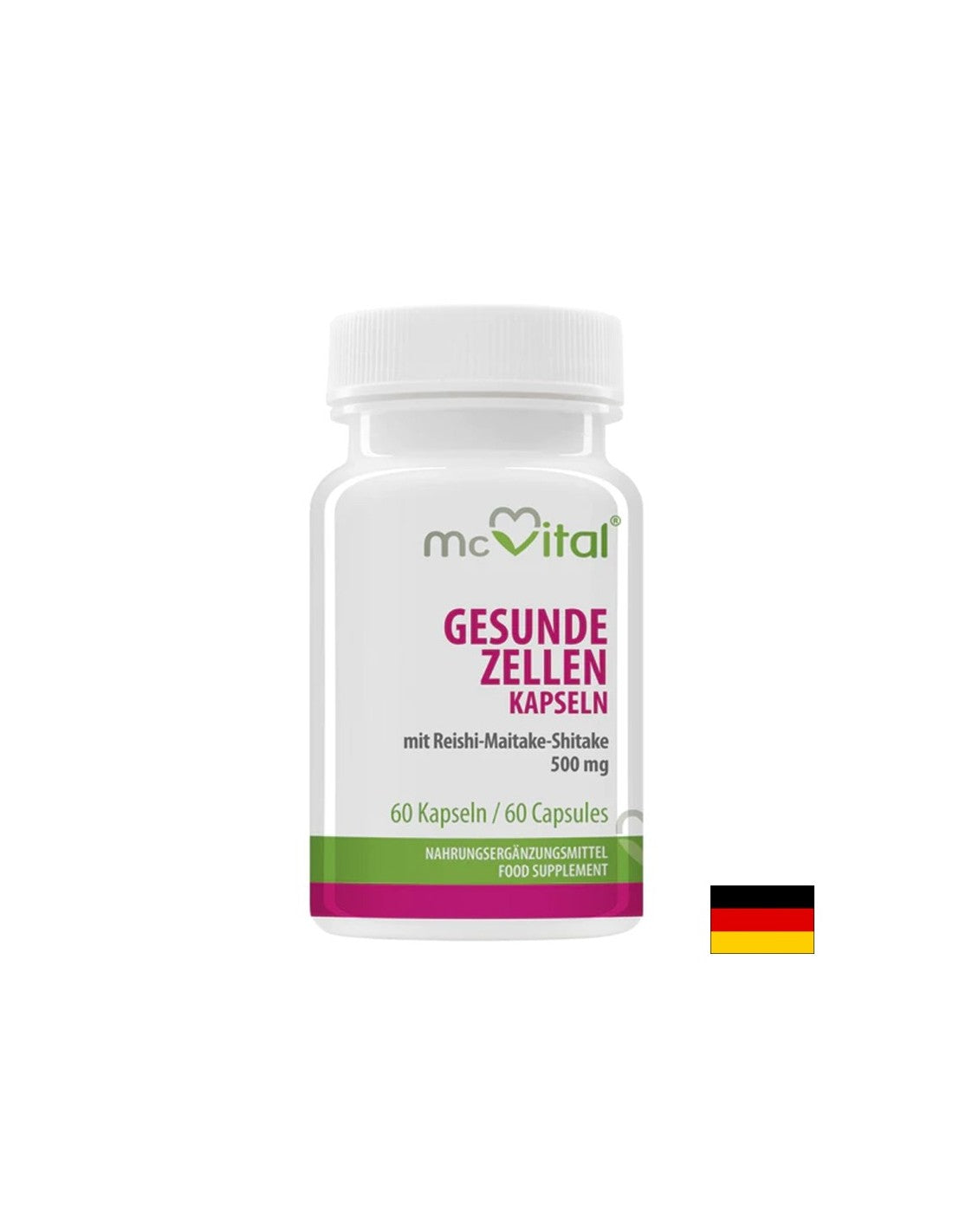 Nervous System - Cellular Health Formula with Reishi, Maitake and Shiitake, 60 Capsules - Nutra Best Europe