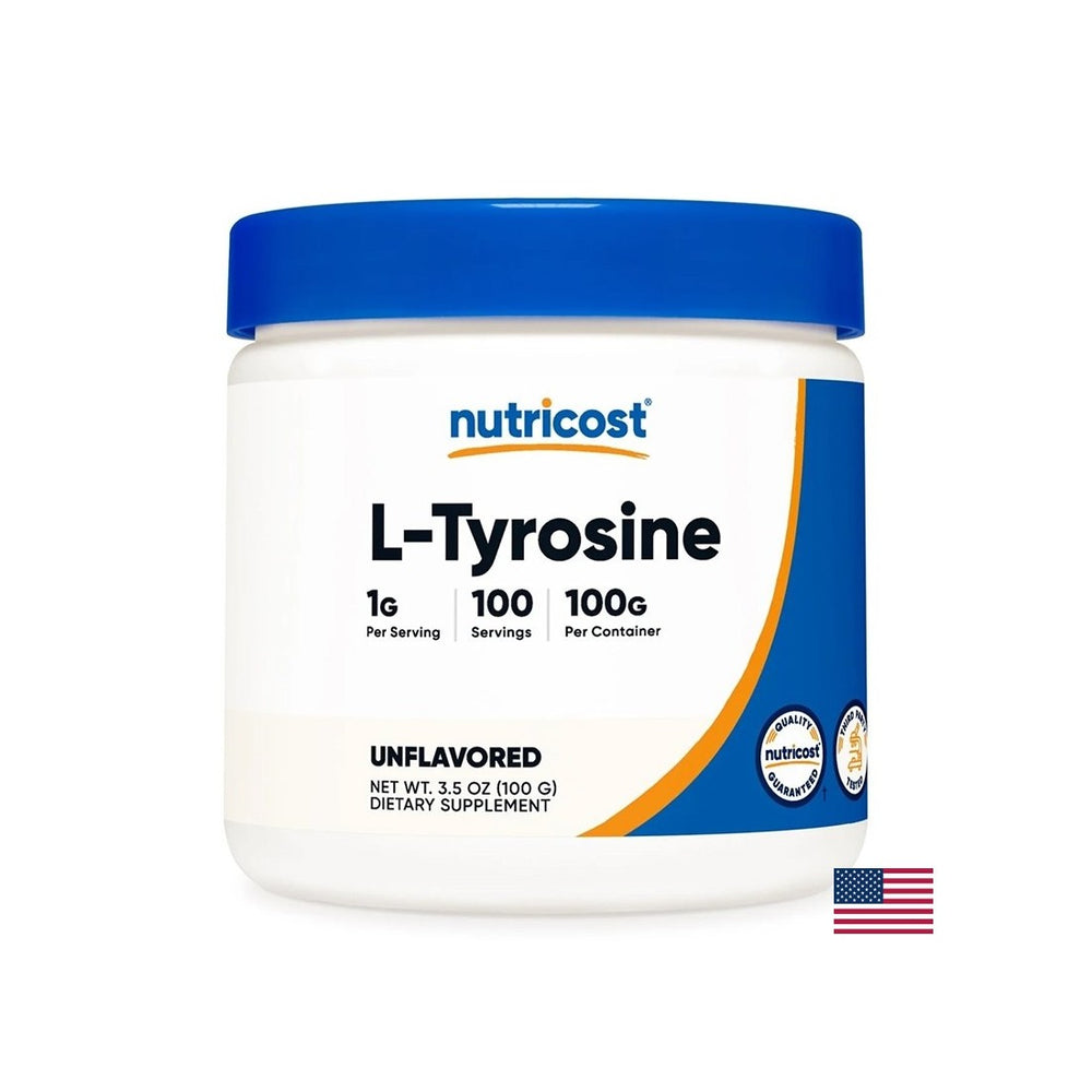 Nervous system and hormonal imbalance - L-Tyrosine, 100 g powder - Nutra Best Europe