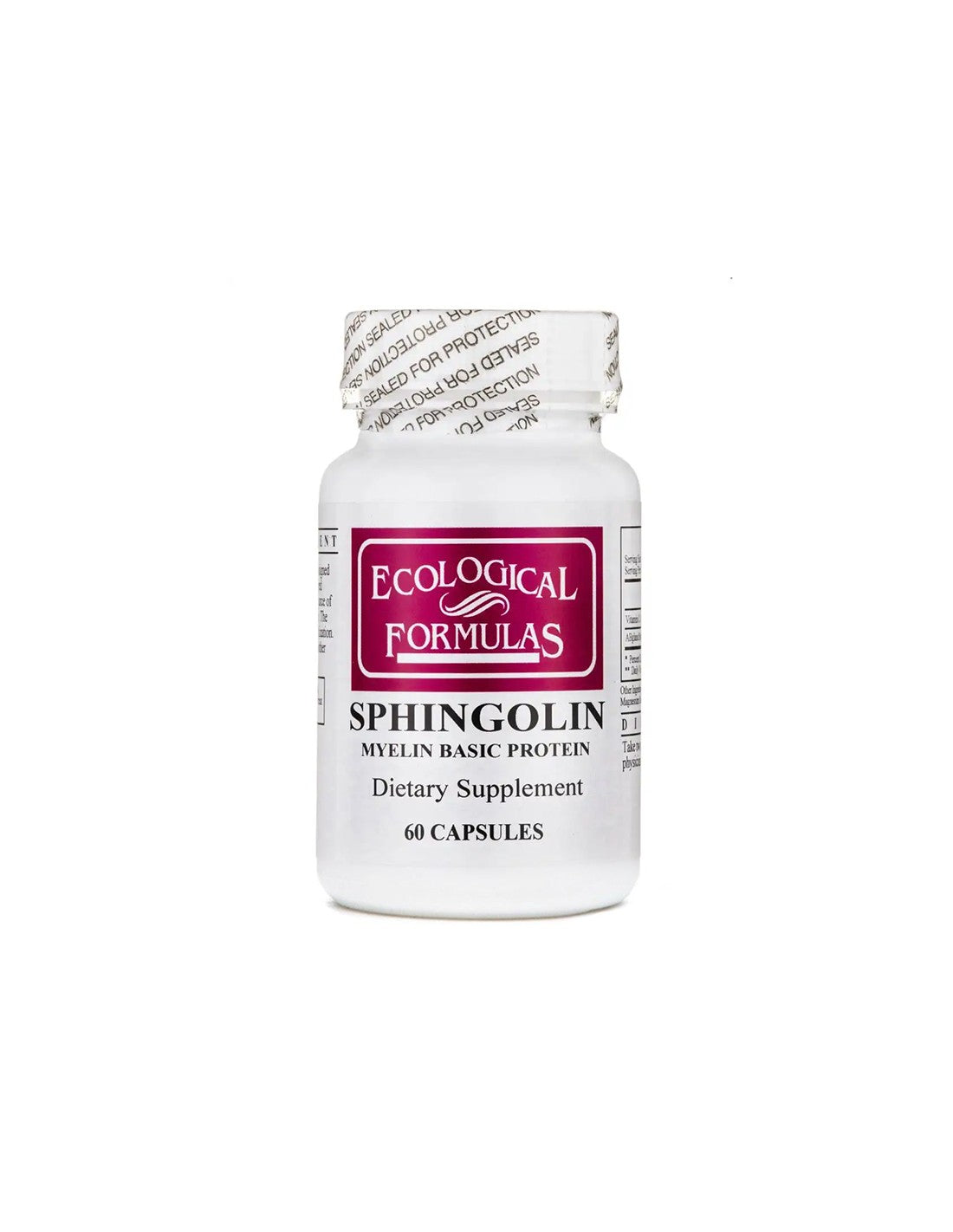 Protection of nerve cells - Sphingolin - myelin protein - in demyelination, 60 capsules - Nutra Best Europe