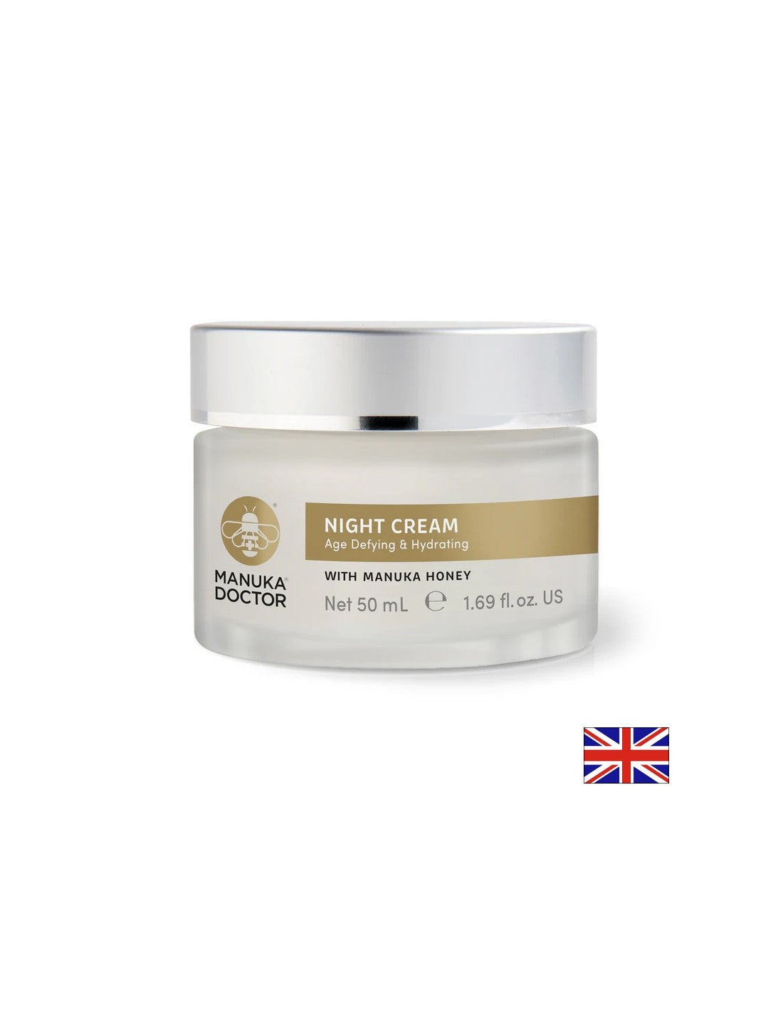 Night moisturizing anti-aging face cream with manuka honey, 50 ml - Nutra Best Europe