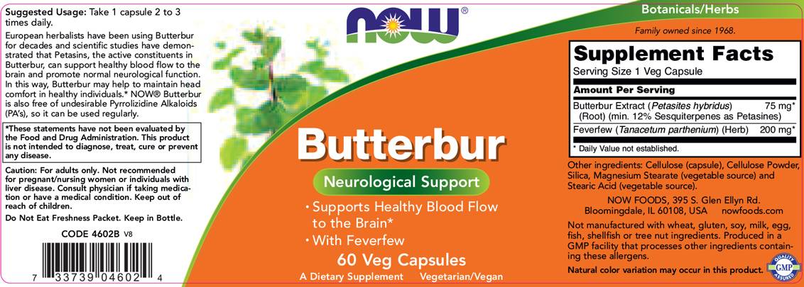 Butterbur - 60 capsules - Nutra Best Europe