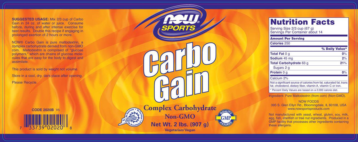 Carbo Gain - 908 grams - Nutra Best Europe