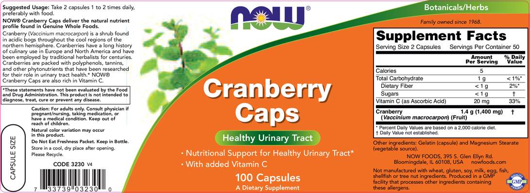 Cranberry Concentrate - 100 capsules - Nutra Best Europe