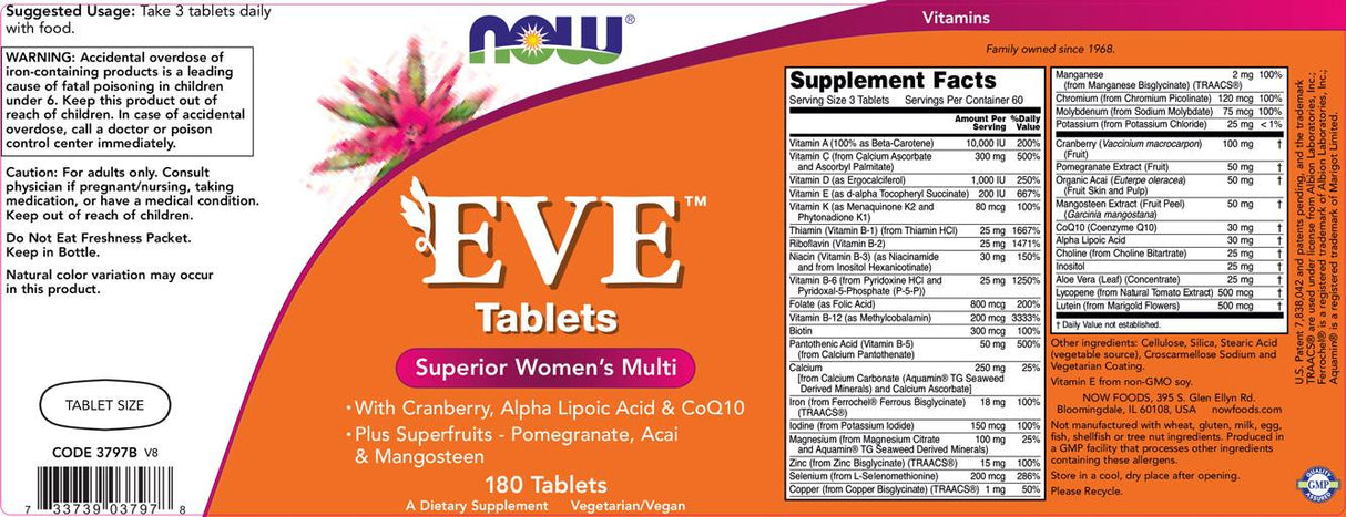 EVE Woman's Multi - 90 Gel capsules - Nutra Best Europe