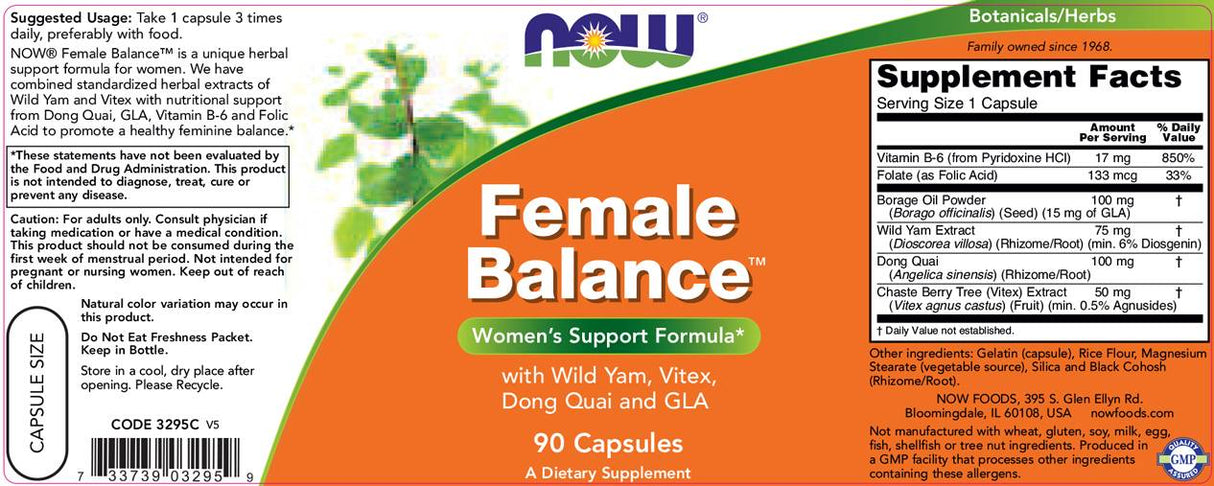 Female Balance 90 Caps. - Nutra Best Europe