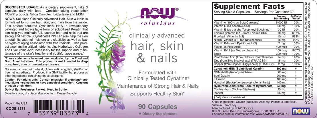 Hair, Skin & Nails - 90 capsules - Nutra Best Europe