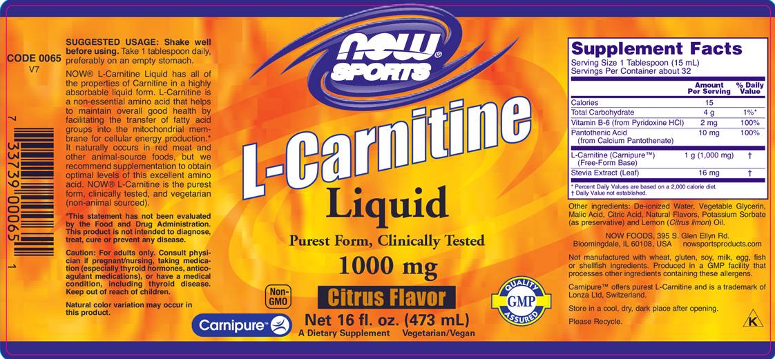 L-Carnitine Liquid 1000 mg - 946 ml - Nutra Best Europe