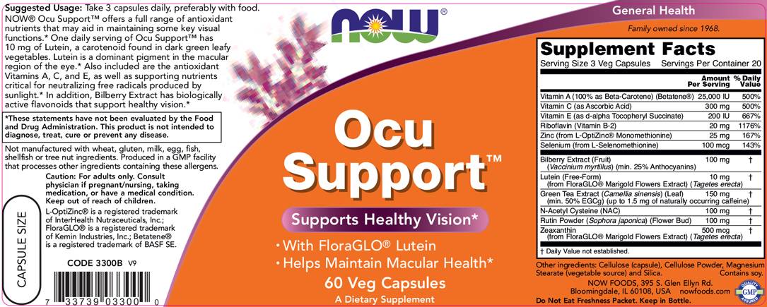 Ocu Support - 60 capsules - Nutra Best Europe