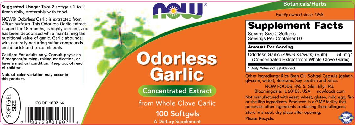 Odorless Garlic - 250 Gel capsules - Nutra Best Europe