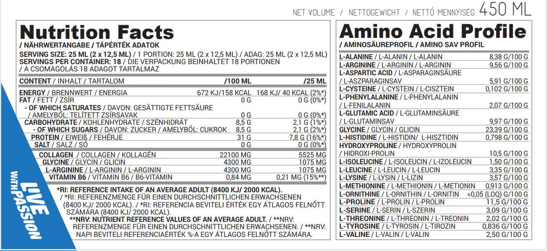 Collagen Liquid 10.000 450 ml - Nutra Best Europe