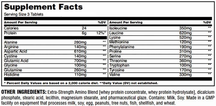 Amino 2700 - 120 Tablets - Nutra Best Europe