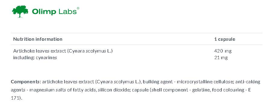 Artichoke Premium - 30 capsules - Nutra Best Europe