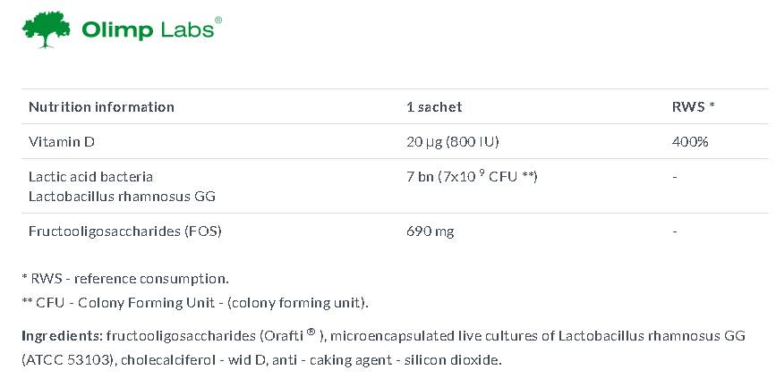 Kolonbiotic Junior - 14 Sachets - Nutra Best Europe