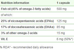 Omega 3 plus vit E 45% - 120 capsules - Nutra Best Europe