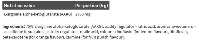 AAKG Xplode - 150 grams - Nutra Best Europe