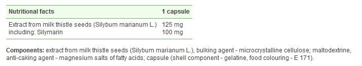 Gold Sylimaron 100 - 30 capsules - Nutra Best Europe