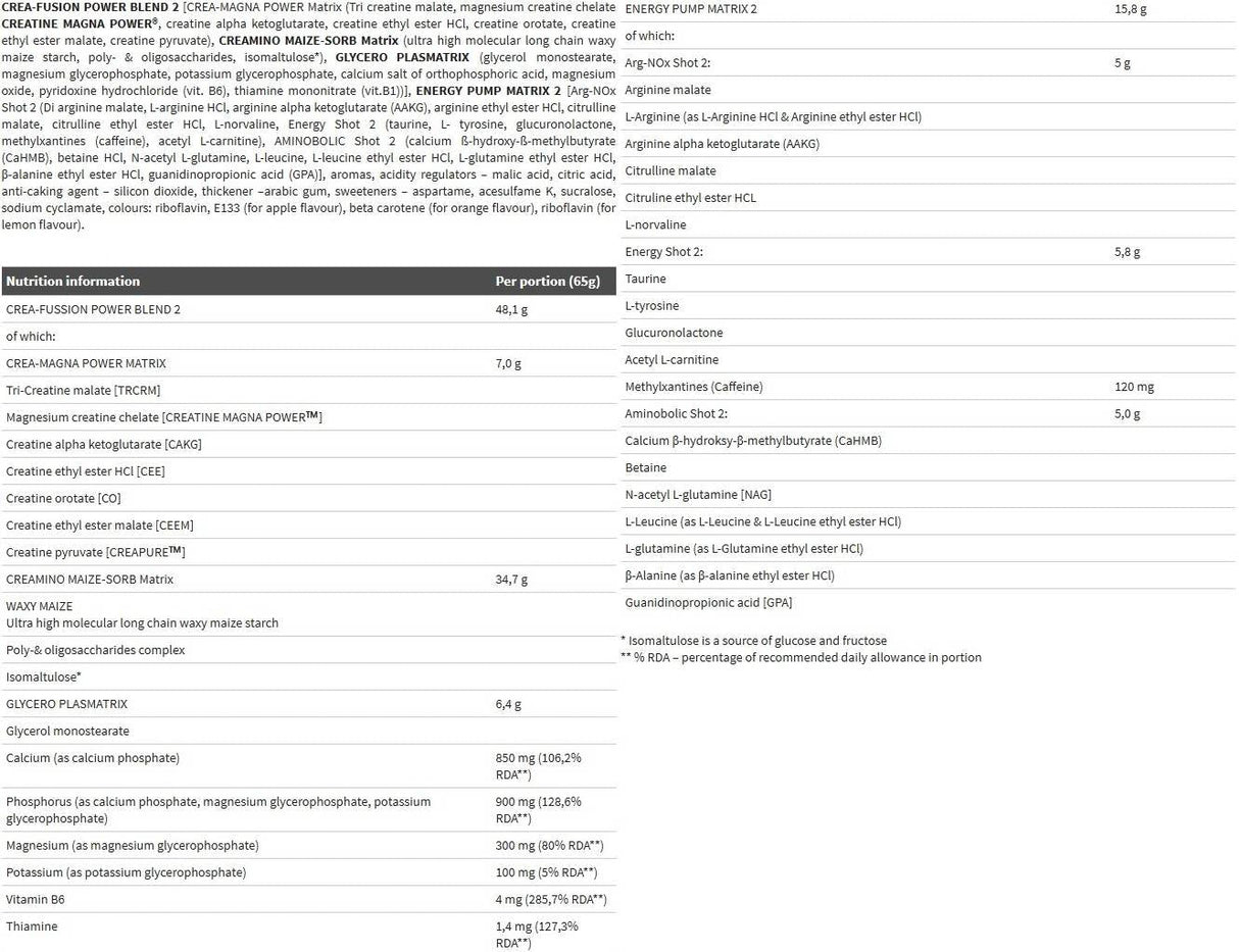 MASSACRA 2 + forearm grip /PROMO/ 1300 grams - Nutra Best Europe