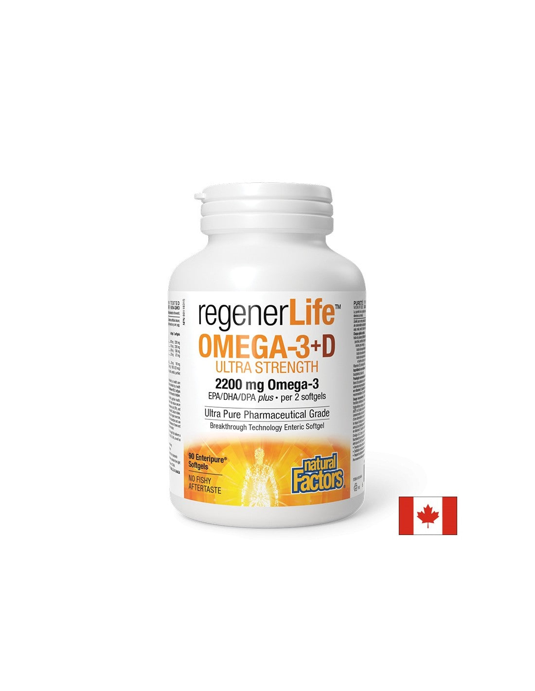 RegenerLife™ Omega-3+D Ultra Strength - 90 dragees - Nutra Best Europe