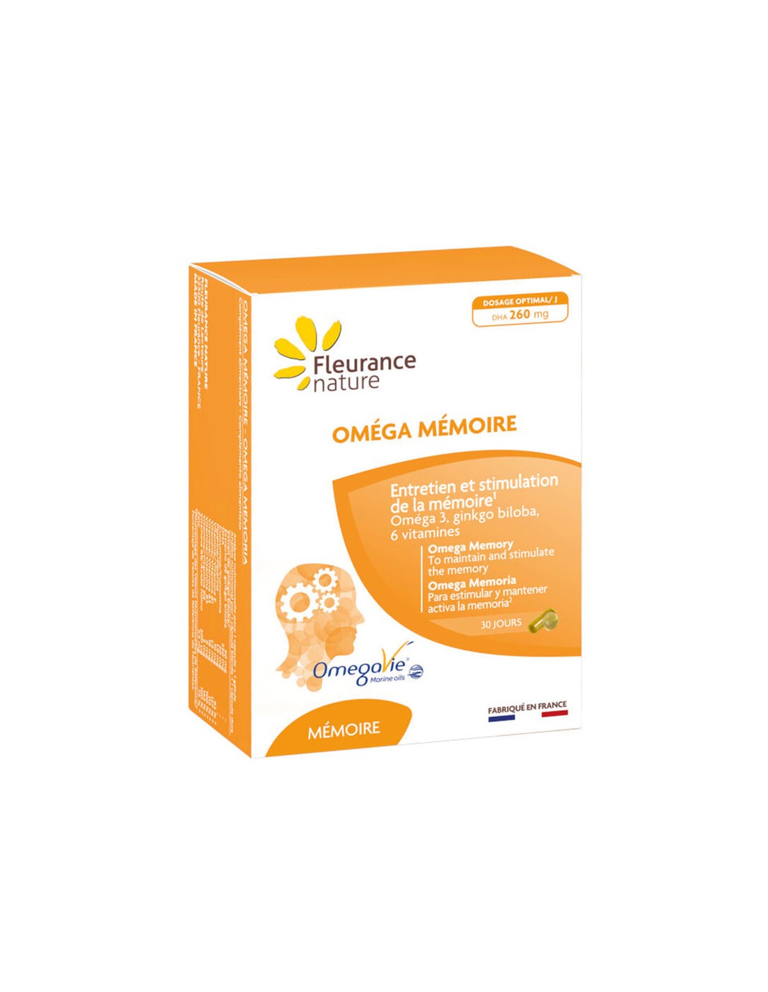 Omega+ Memory Formula, 60 capsules, duo pack - Nutra Best Europe