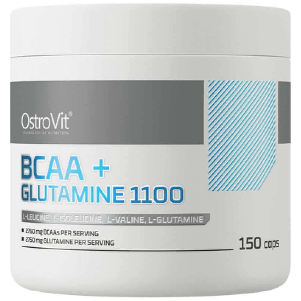 BCAA + Glutamine 5500 mg - 150 capsules - Nutra Best Europe
