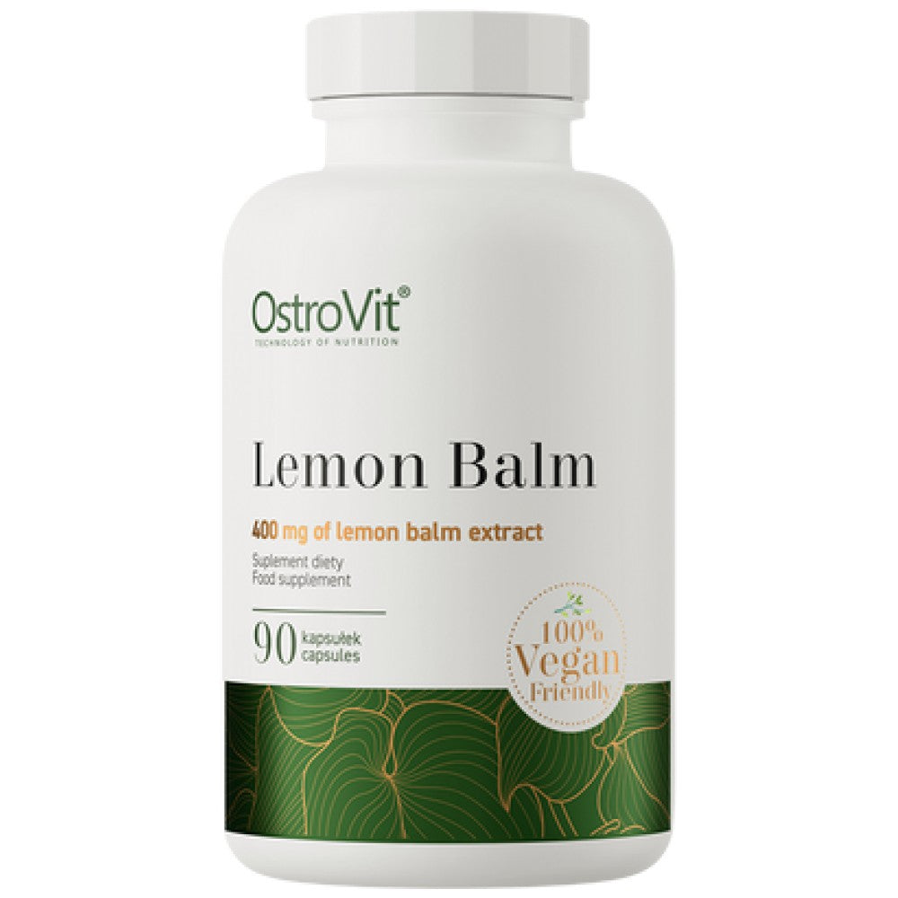 Lemon Balm 400 mg | Vege - Lemon balm 90 capsules - Nutra Best Europe