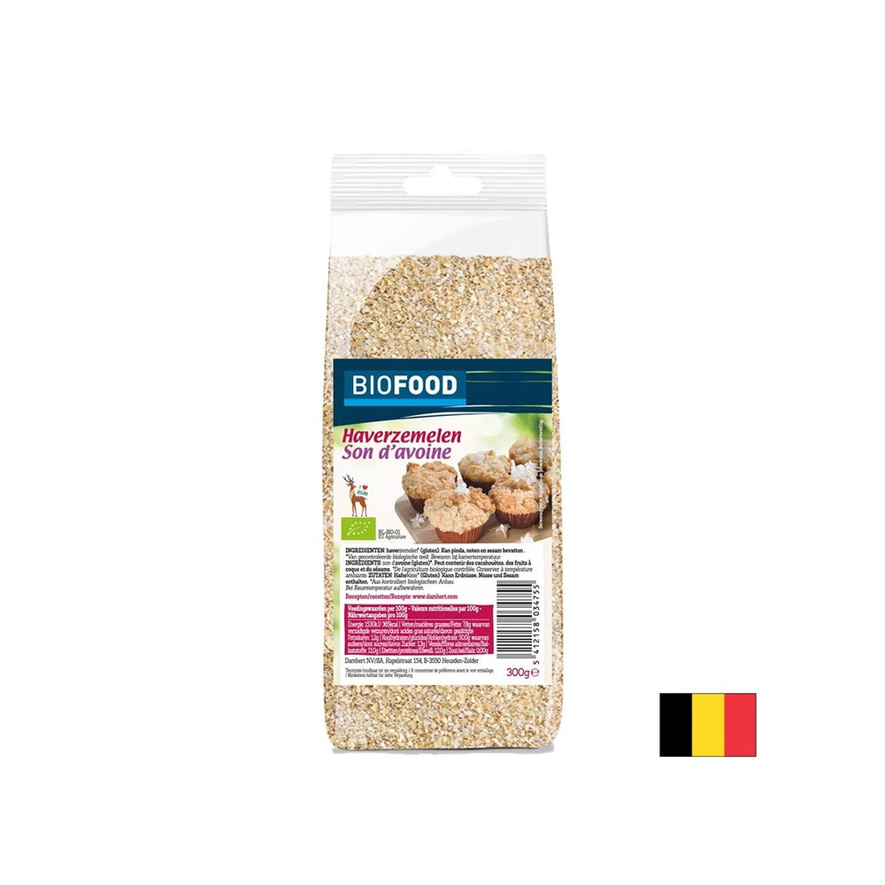 Oat bran BIO, 300 g - Nutra Best Europe