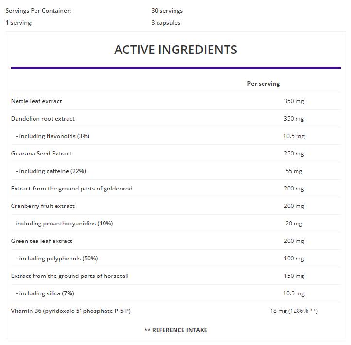 Hydro Out / Herbal Diuretic 90 capsules - Nutra Best Europe