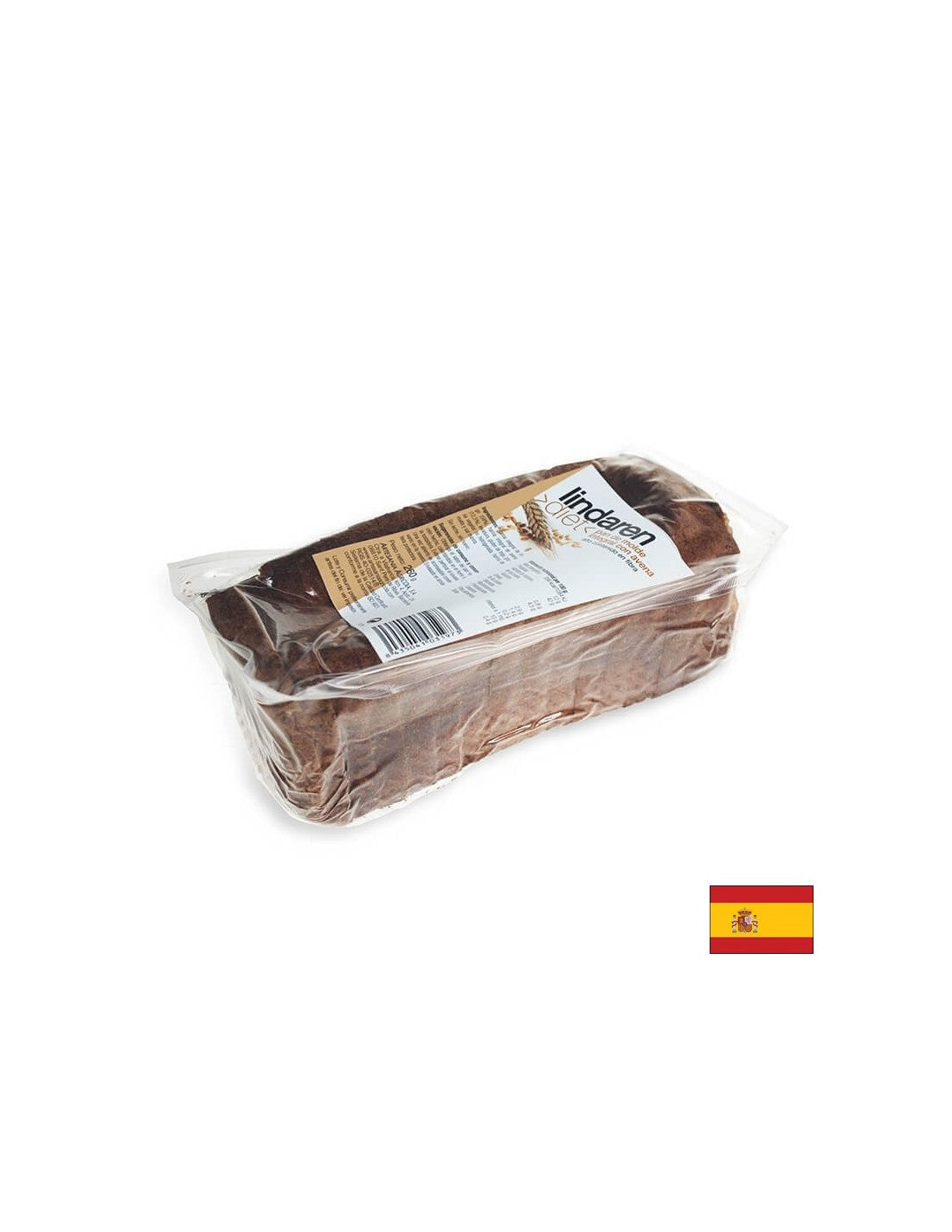Whole wheat bread with oat bran - Made in Spain, 260 g, sliced - Nutra Best Europe