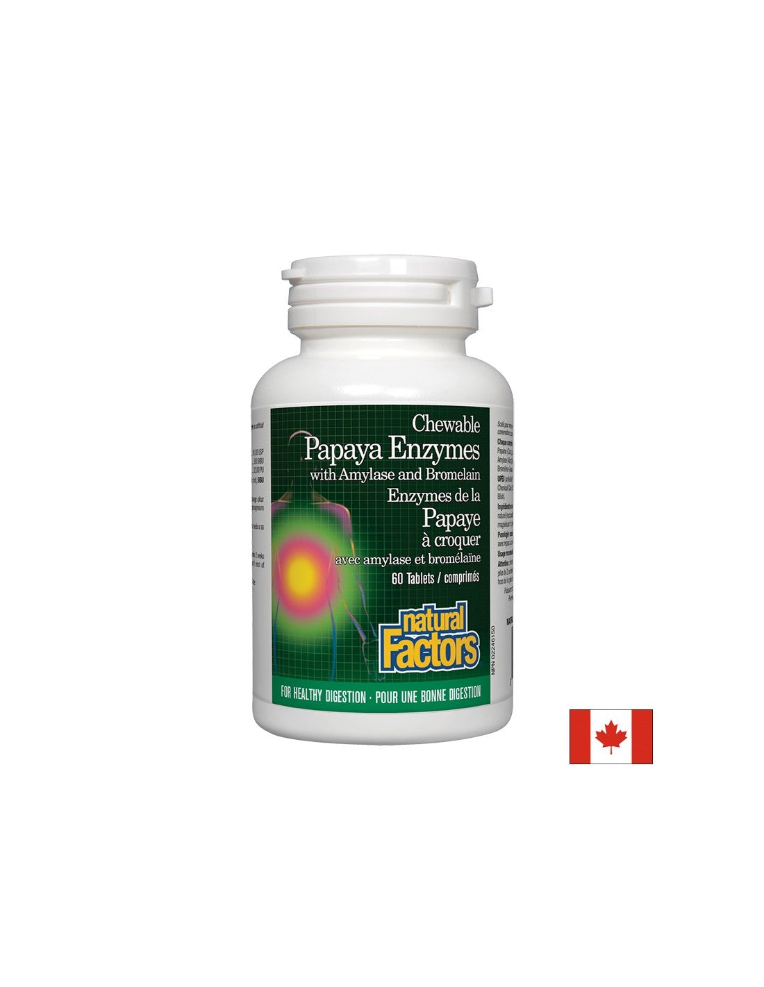 Papaya Enzymes - 60 Chewable Tablets - Nutra Best Europe