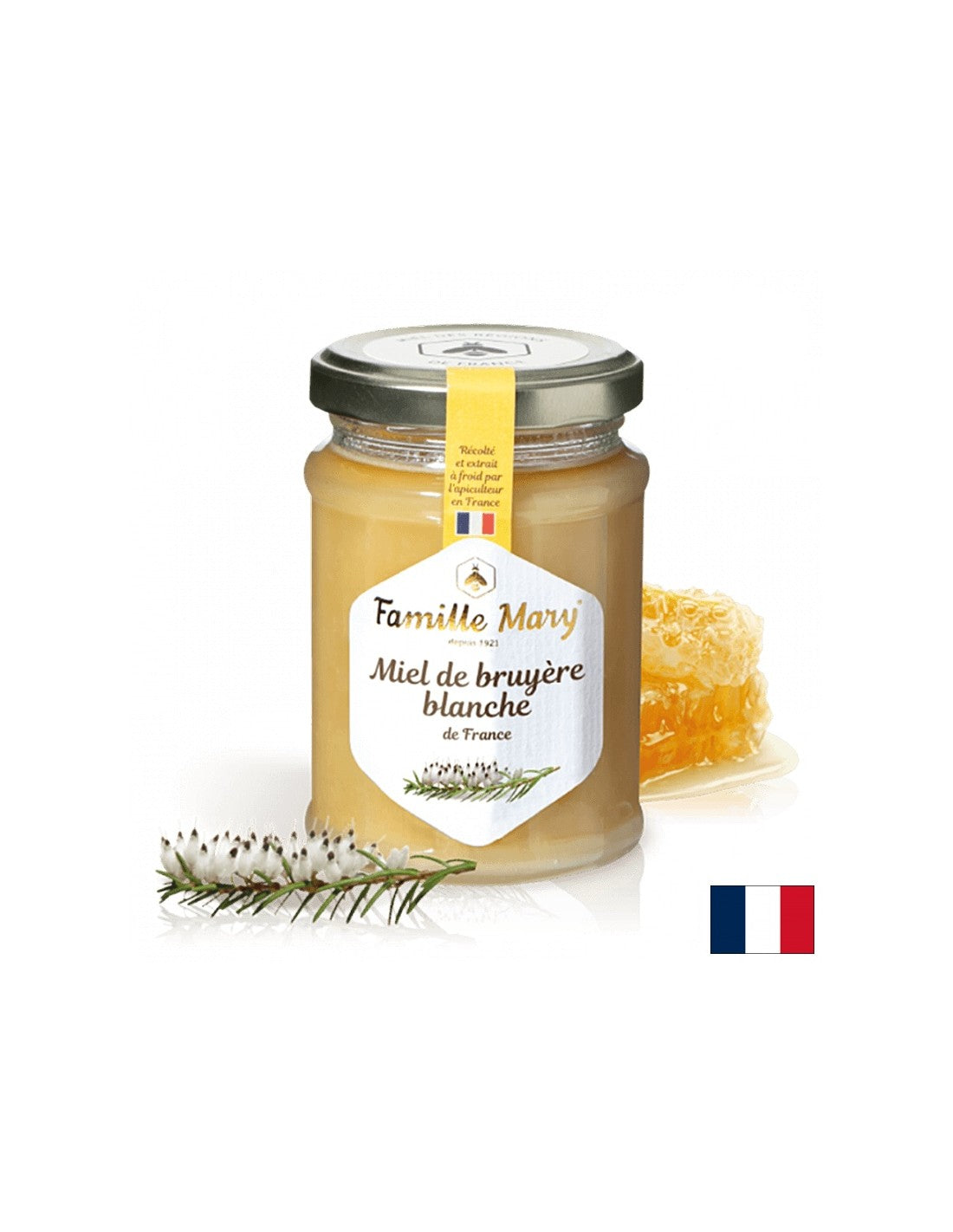 Bee honey from Heather, France, 230 g - Nutra Best Europe