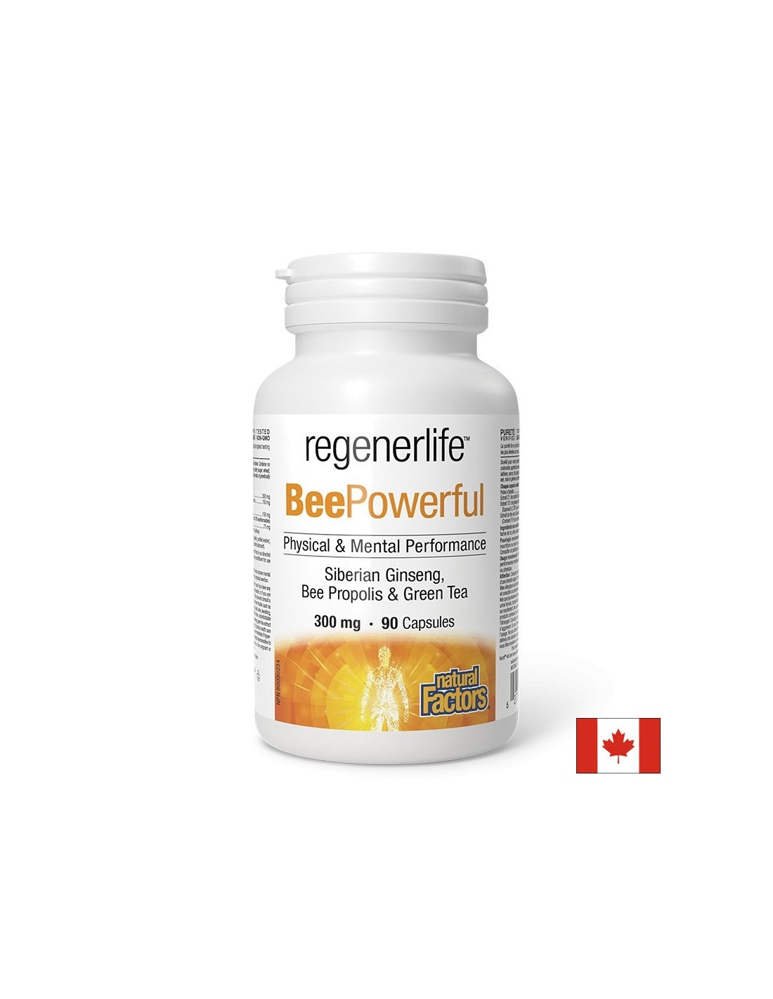 Bee pollen, propolis, Siberian ginseng, green tea - Immune protection and natural energy, 90 capsules - Nutra Best Europe