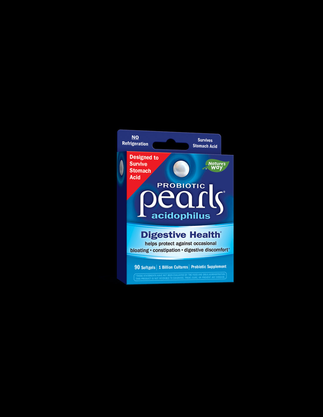 Pearls® Probiotic, 1 billion active probiotics x 90 softgel capsules Nature's Way - Nutra Best Europe