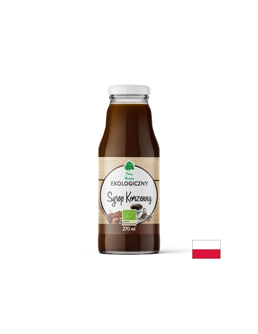 Spicy syrup with spices - for adding to drinks and desserts, 270 ml - Nutra Best Europe