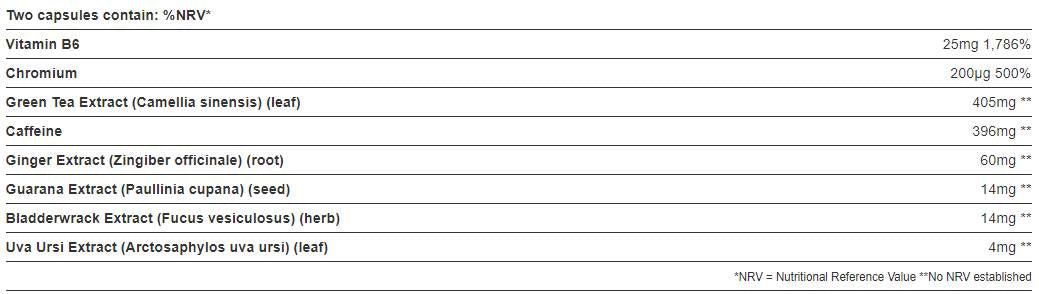 Super Green Tea Diet / Thermogenic Burner - 60 caplets - Nutra Best Europe