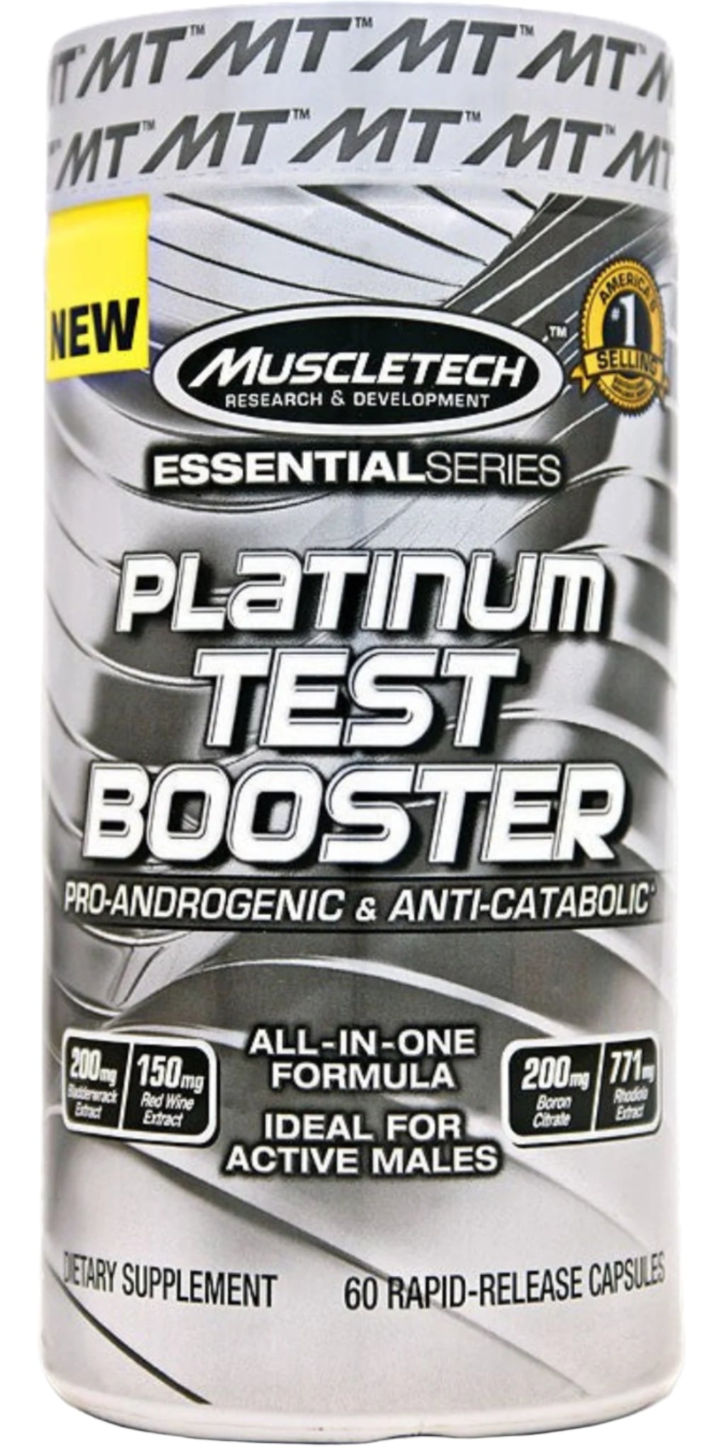 Platinum Test Booster 60 capsules - Nutra Best Europe
