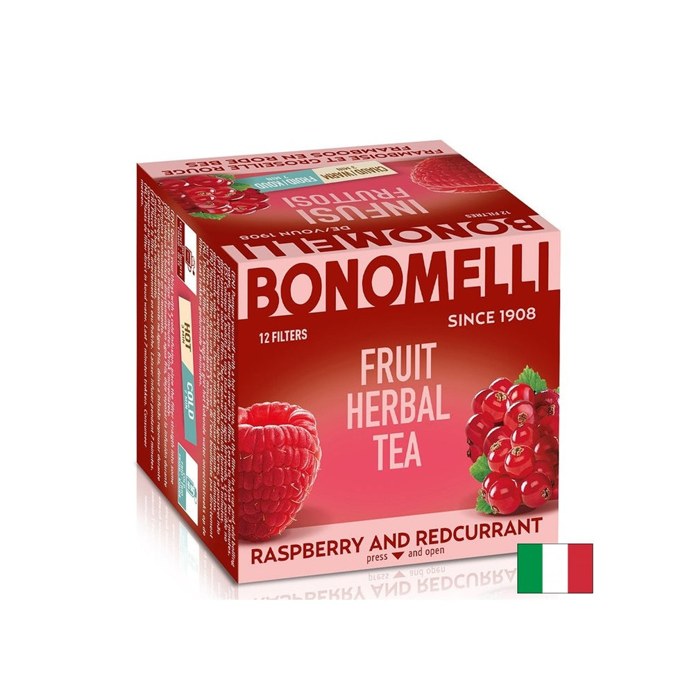 Fruit tea with raspberries and red currants – Natural freshness, 12 sachets - Nutra Best Europe