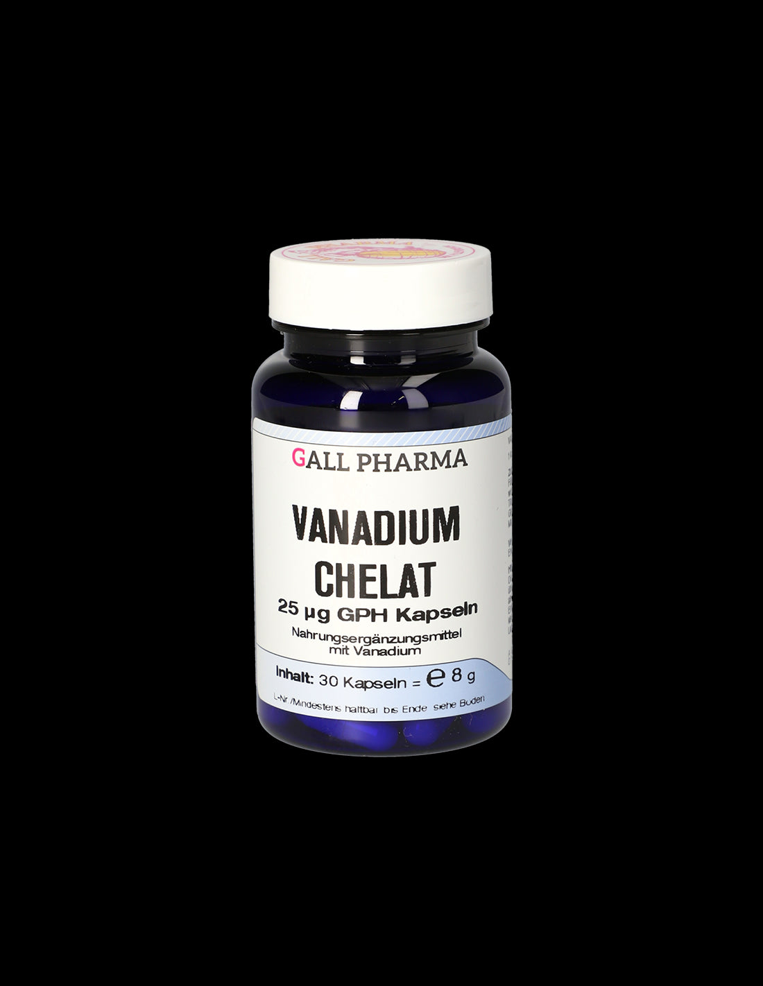 Supports normal glucose metabolism - Vanadium (chelate), 30 capsules - Nutra Best Europe