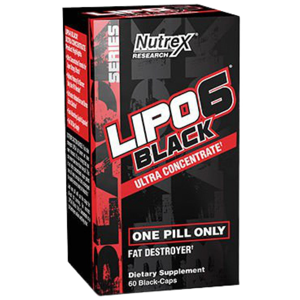 Lipo 6 Black Ultra Concentrate | Extreme Potency 60 capsules - Nutra Best Europe