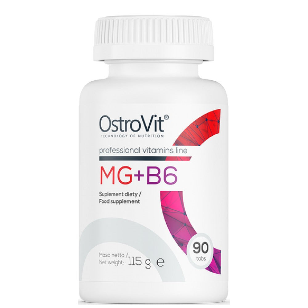 Mg + B6 / Magnesium Citrate + B6 90 Tablets - Nutra Best Europe