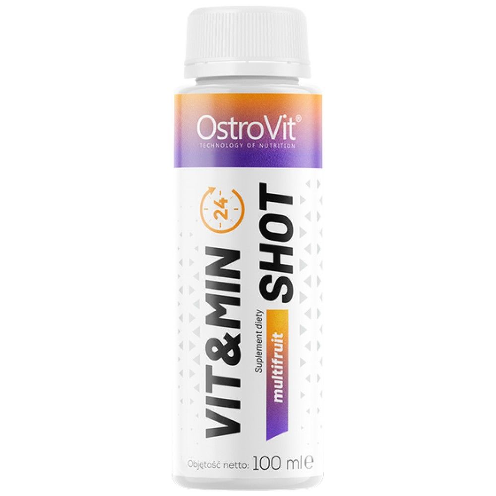 Vit&Min Shot | Multivitamin & Mineral Formula - 25 x 100 мл - Nutra Best Europe