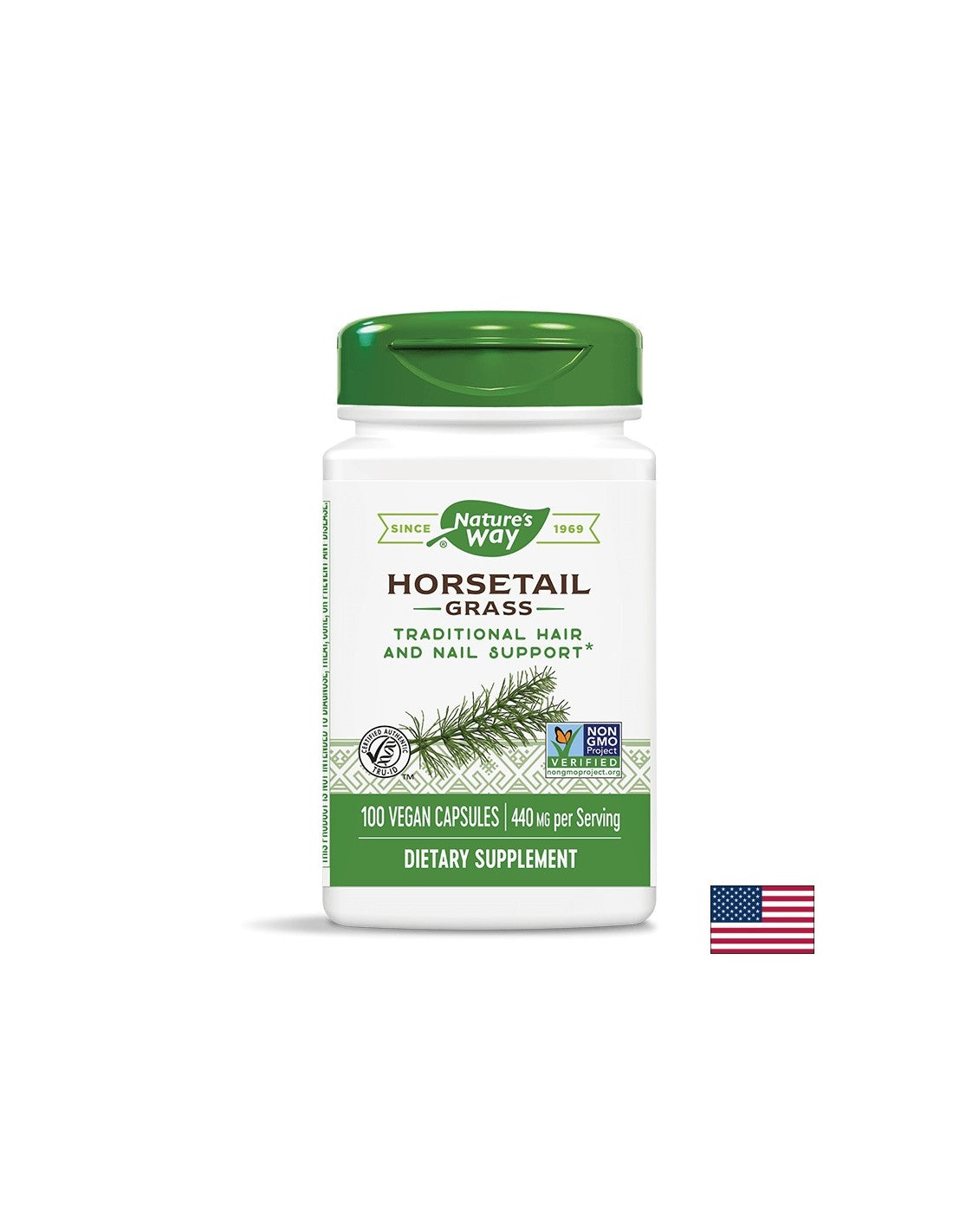 Horsetail Grass 440 mg - 100 capsules - Nutra Best Europe
