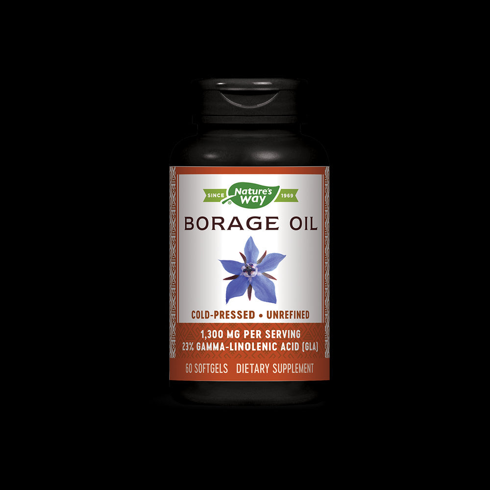 Borage Oil 1300 mg - 60 capsules - Nutra Best Europe