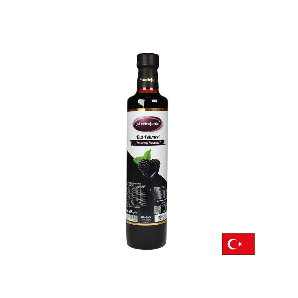 Black mulberry molasses - immunostimulant and antioxidant - For direct consumption or flavoring of sweets and drinks, 675 g - Nutra Best Europe